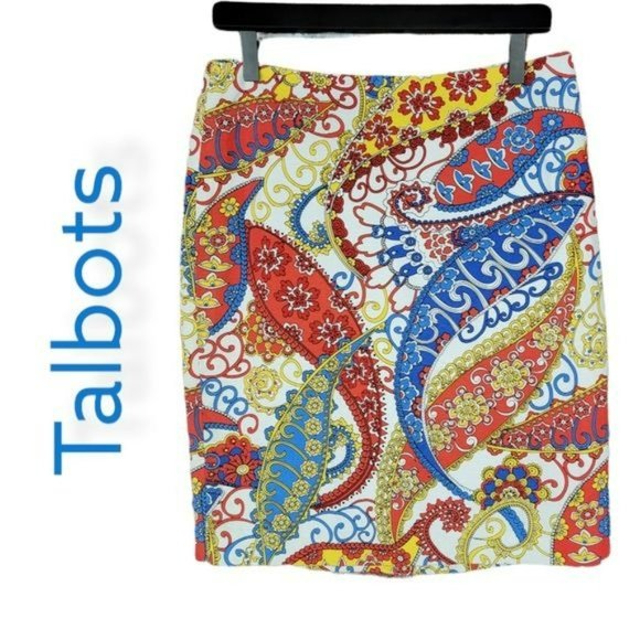 Talbots Dresses & Skirts - Talbots Paisley Pencil Skirt